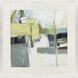 Spring Light Green and Blue and Multi and White Framed Art