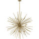 Tryst LED 42 inch Burnished Gold Chandelier Ceiling Light, Orb