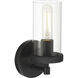 Lily 1 Light 4.75 inch Matte Black Wall Sconce Wall Light