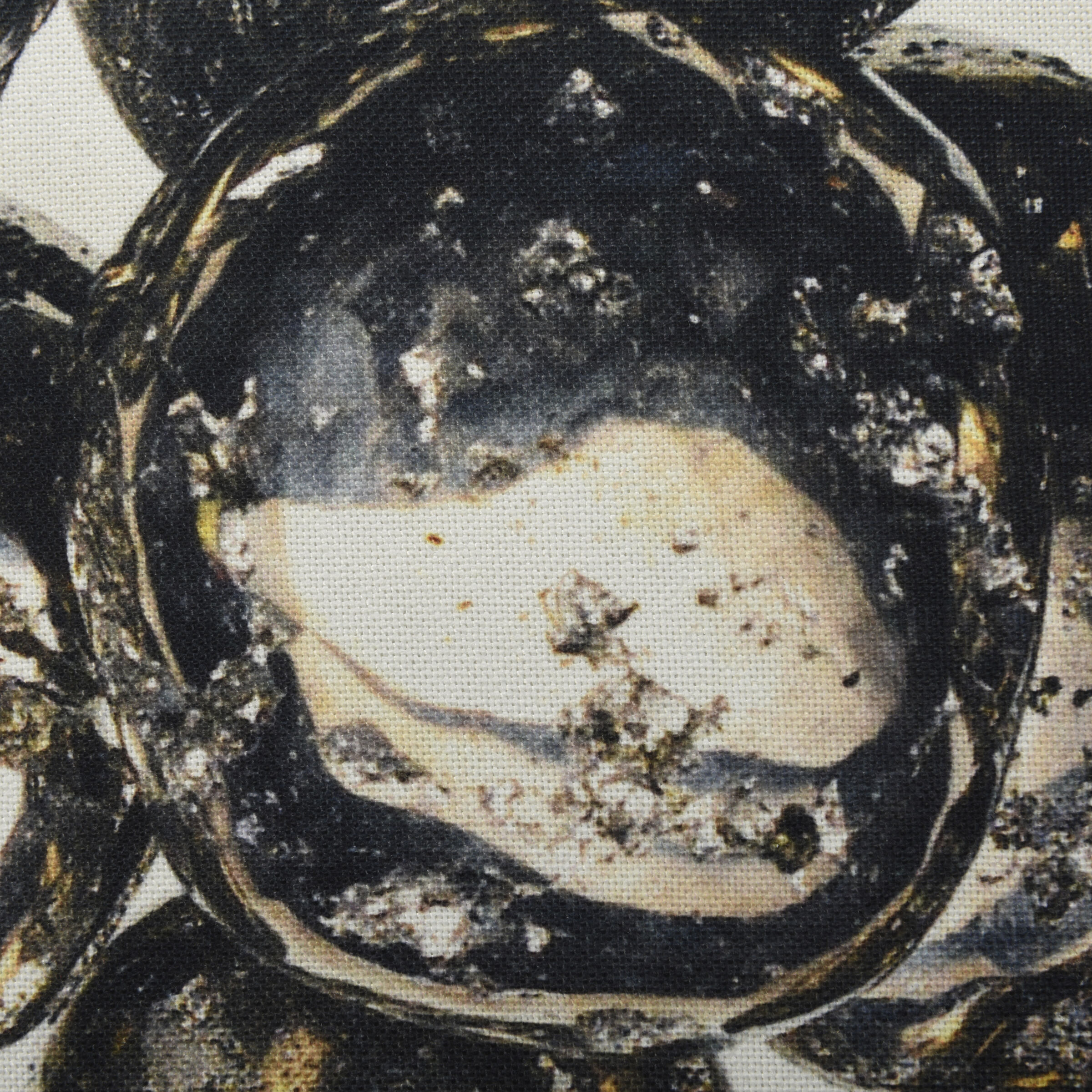 Pebble 24 X 24 inch Black Pillow