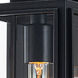 Crosby 1 Light 16.25 inch Matte Black Outdoor Wall Light