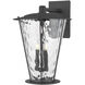 Jantzen 2 Light 21.5 inch Texture Black Outdoor Wall Sconce
