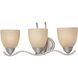 Triton Vanity Light Wall Light in Moonlight Silver