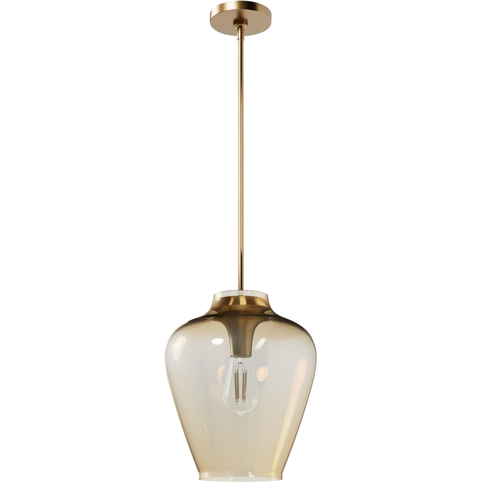 Vidria 1 Light 12 inch Alturas Gold Pendant Ceiling Light