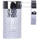 Eden 1 Light 6.88 inch Chrome Vanity Light Wall Light