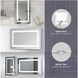 Riven 30 X 24 inch White LED Mirror