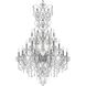 Century 20 Light 37 inch Polished Silver Chandelier Ceiling Light