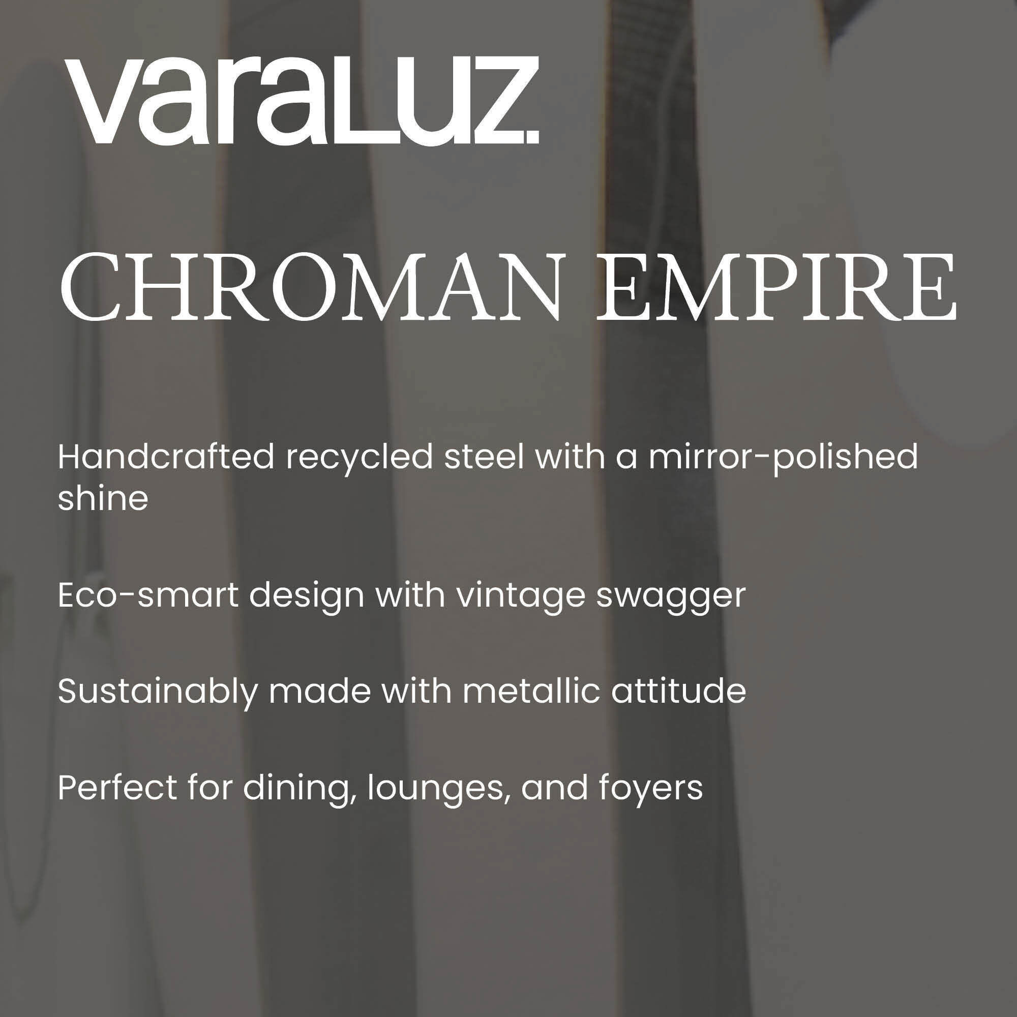 Chroman Empire 5 Light 4.75 inch Chrome Pendant Ceiling Light