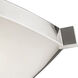 Linea 4 Light 19.75 inch Chrome Flush Mount Ceiling Light