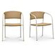 Zola GE Natural Outdoor Dining Chair, Set of 2