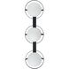 Parker 3 Light 24 inch Matte Black Vanity Light Wall Light