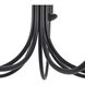 Alora Mood Ember 7 Light 25.75 inch Matte Black Chandelier Ceiling Light