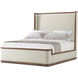 Catalina Earth US Queen Bed, Wooden, Upholstered