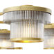 Andromeda 10 Light 41.93 inch Antique Brass Pendant Ceiling Light
