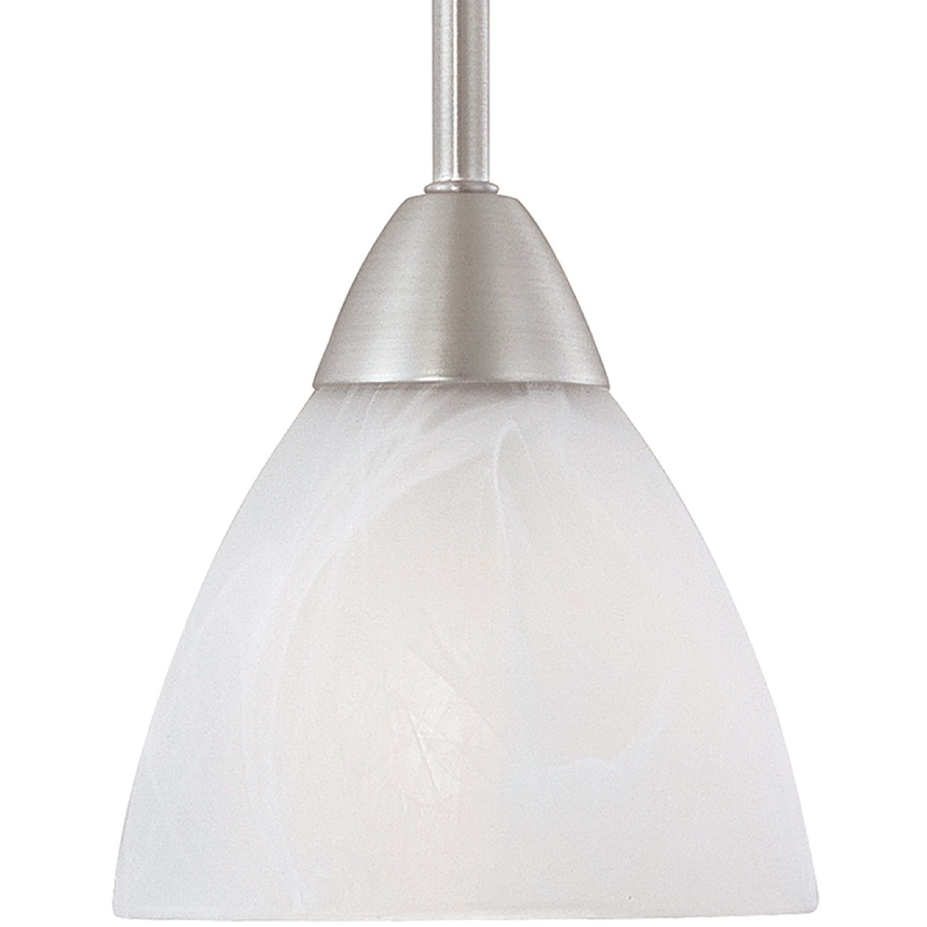 Tia 1 Light 5.24 inch Matte Nickel Mini Pendant Ceiling Light