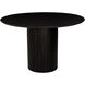 Povera 48 X 48 inch Black Dining Table, Round
