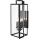 Jairo 4 Light 26 inch Black Outdoor Wall Sconce