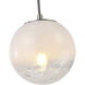 Moonlight 1 Light 11.6 inch Satin Nickel Pendant Ceiling Light