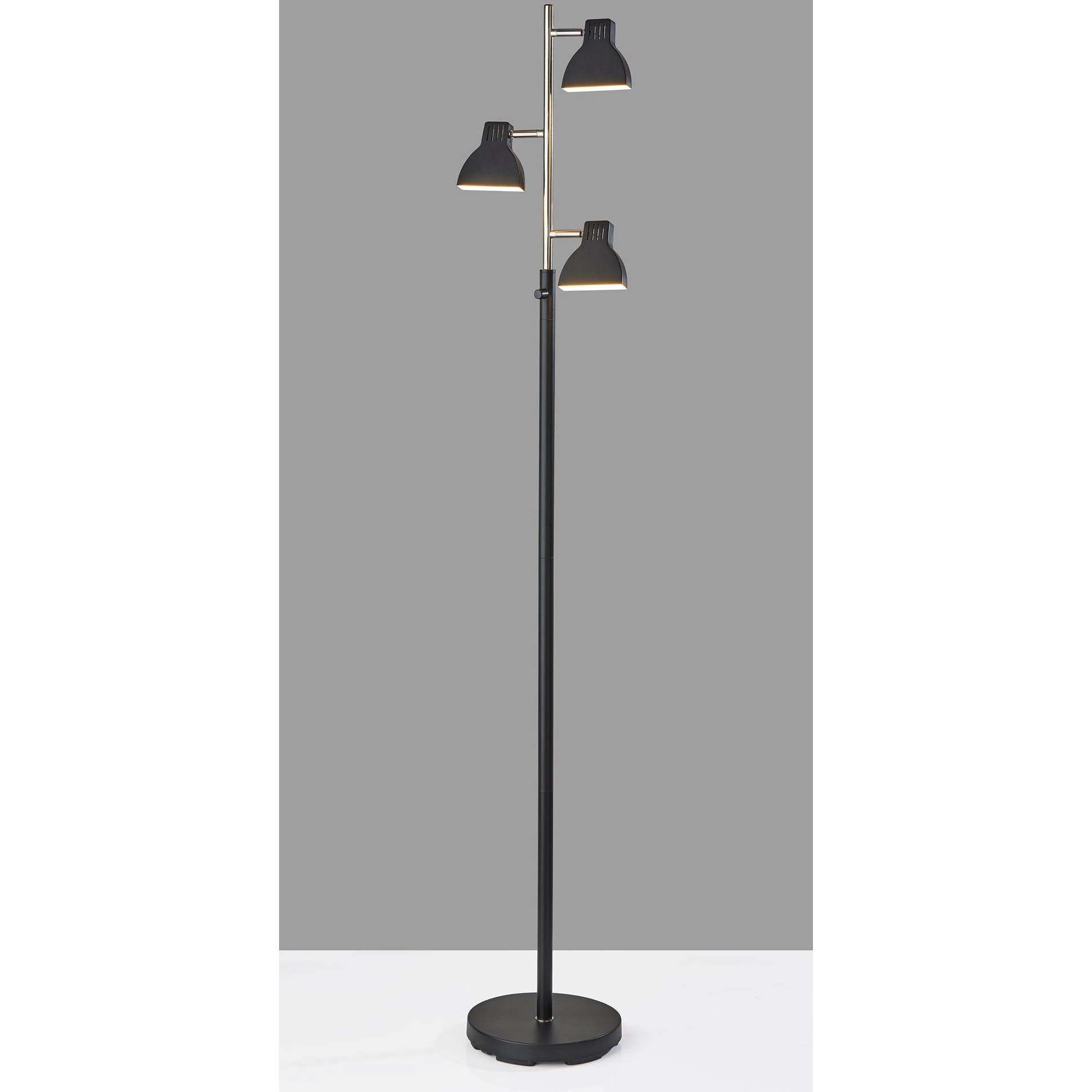 Slender 65 inch 4.00 watt Black Tree Floor Lamp Portable Light, Simplee Adesso