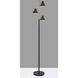 Slender 65 inch 4.00 watt Black Tree Floor Lamp Portable Light, Simplee Adesso