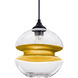 Hula 8 1 Light Black Outdoor Pendant