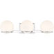 Hollywood Nights LED 23.63 inch Chrome Bath Light Wall Light