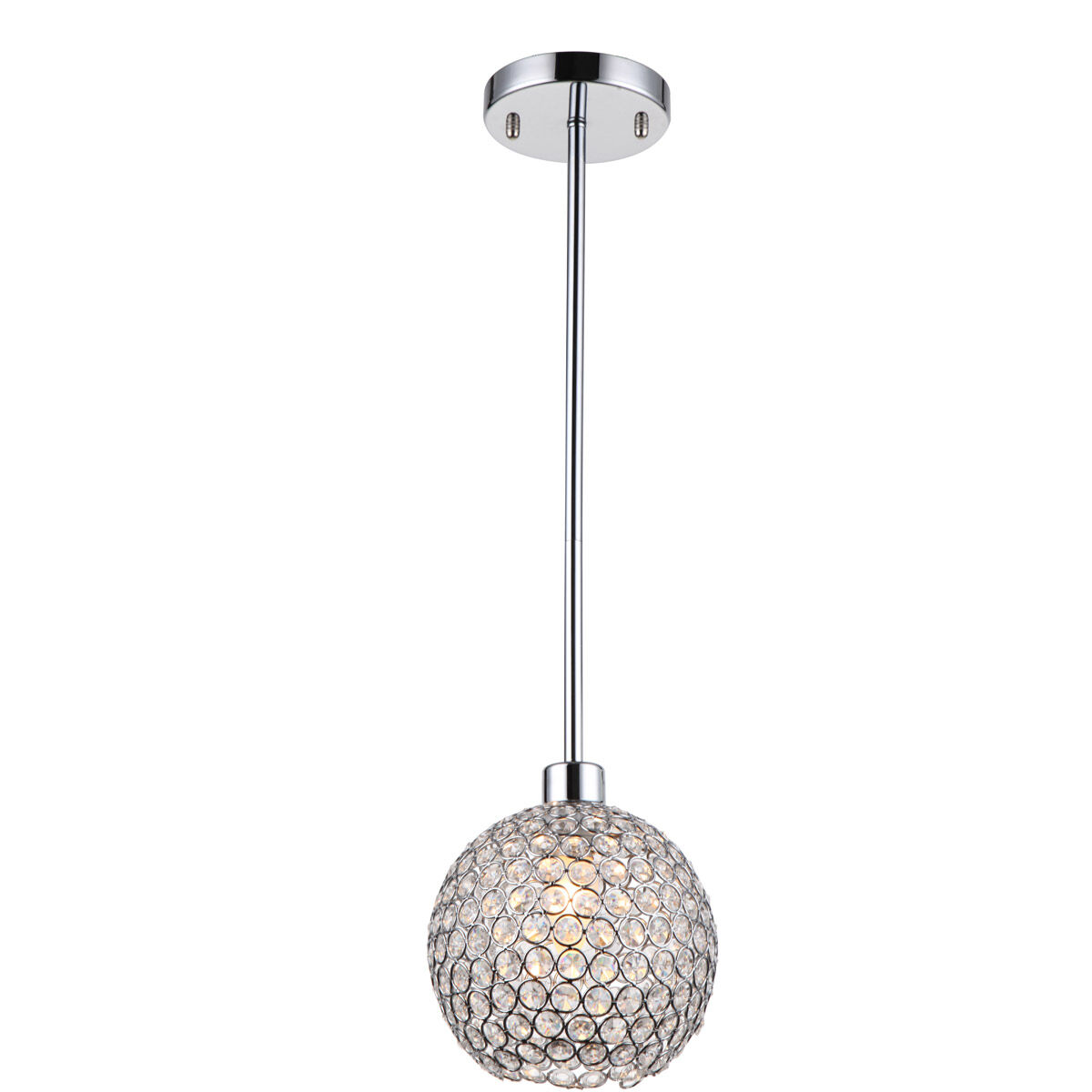 Kent 1 Light 7 inch Chrome Mini Pendant Ceiling Light