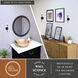 Orbit LED 5 inch Muted Brass and Oil Rubbed Bronze Wall Light in 1