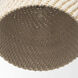 Tosha 12.5 inch Taupe Pendant Light Ceiling Light