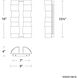 Formation LED 16 inch Basalt Stone and Black Outdoor Wall Light