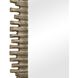 Soto 44 X 31.5 inch Plated Antique Brass Mirror