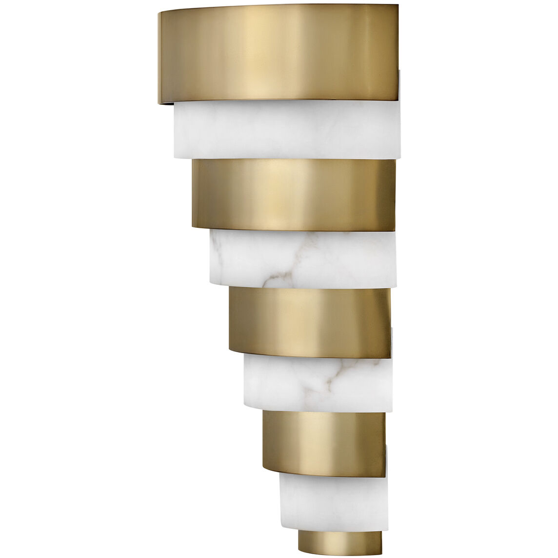 Lisa McDennon Echelon LED 12 inch Heritage Brass Indoor Wall Sconce Wall Light