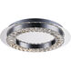 Charm LED 17 inch Polished Chrome Flush Mount Ceiling Light