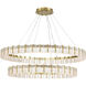 Sevryn LED 44.5 inch Soft Brass Chandelier Ceiling Light