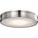 Kendall LED 14.25 inch Brushed Nickel Flush Mount Ceiling Light