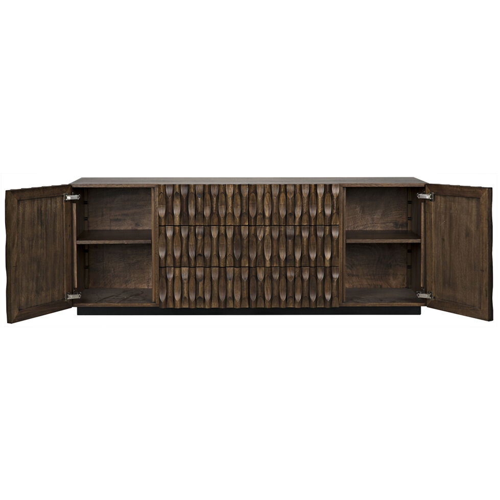 Alameda 81.5 X 23 inch Dark Walnut Sideboard, Large