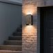 Stellis 1 Light 11 inch Gray-Bronze Outdoor Sconce