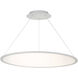 Illusion LED 34.63 inch Titanium Pendant Ceiling Light, dweLED