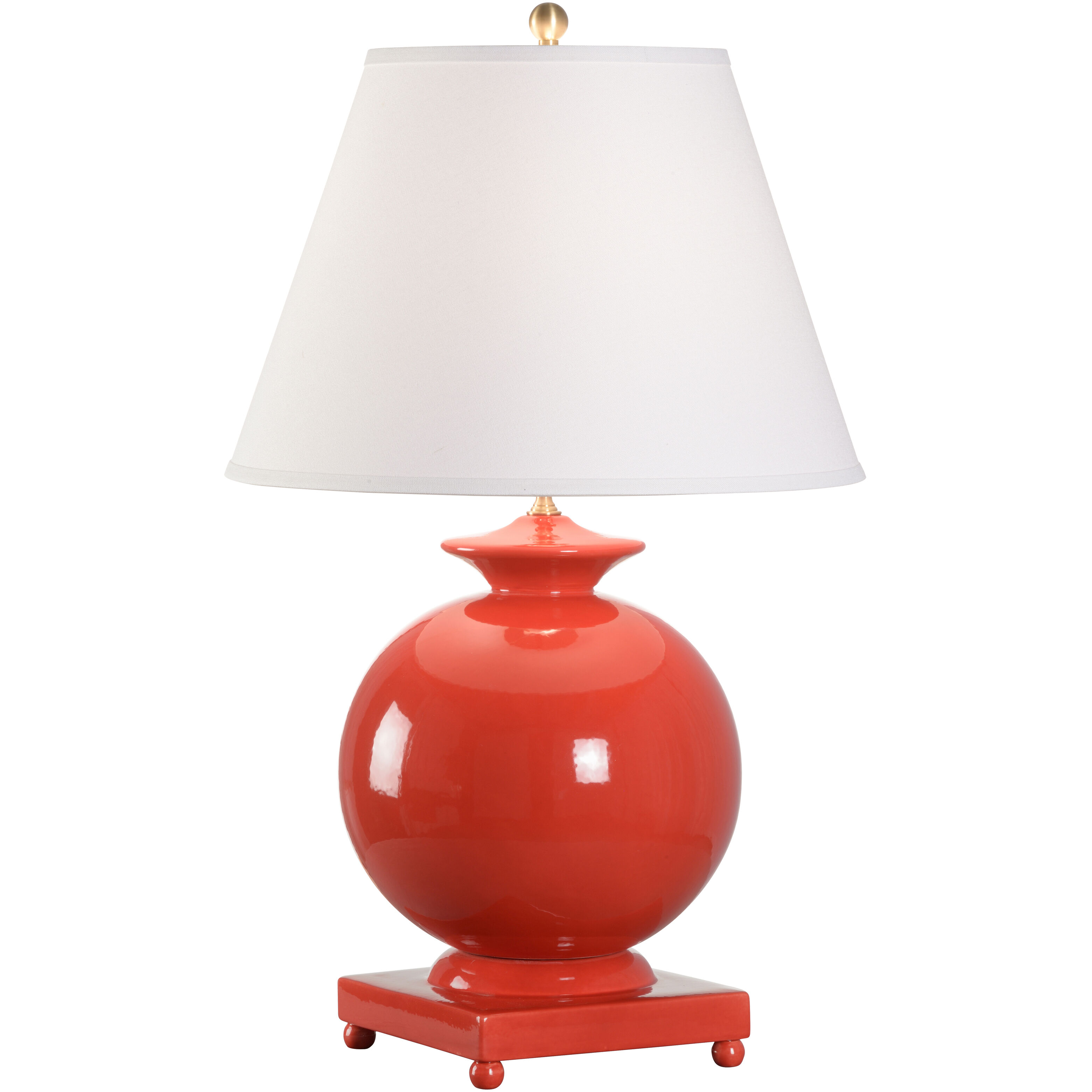 Opus 22 inch 100.00 watt Red Table Lamp Portable Light