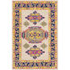 Serafina 156 X 108 inch Saffron/Butter/Khaki/Dark Blue/Bright Pink Rugs