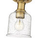 Bryant 1 Light 5.5 inch Heritage Brass Flush Mount Ceiling Light