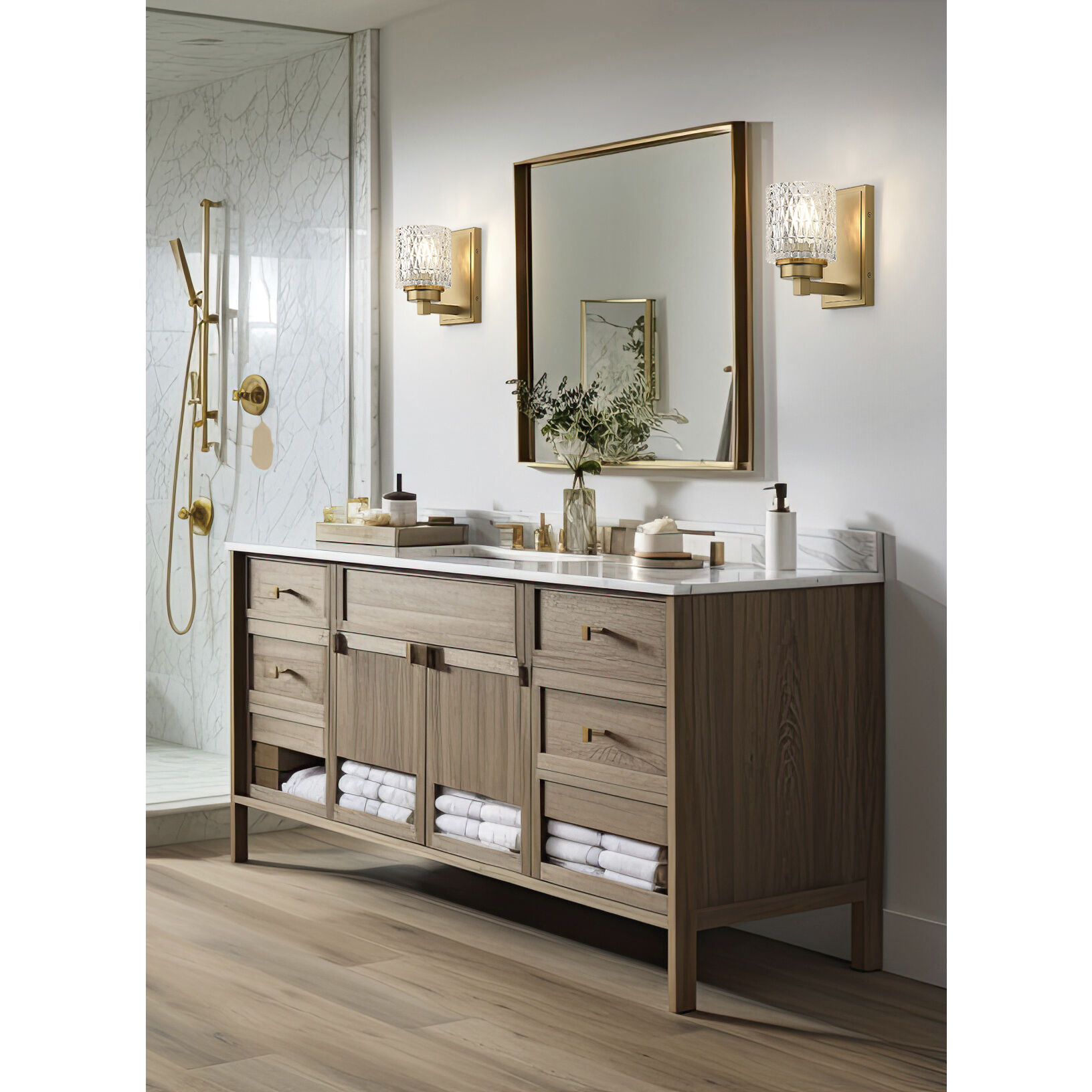 Jacqueline 1 Light 4.75 inch Modern Gold Wall Sconce Wall Light