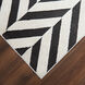 Optika 158 X 118 inch Black/White Rug in 10 x 13