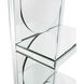 Triplex 14 inch Clear Mirrored Wall Shelf