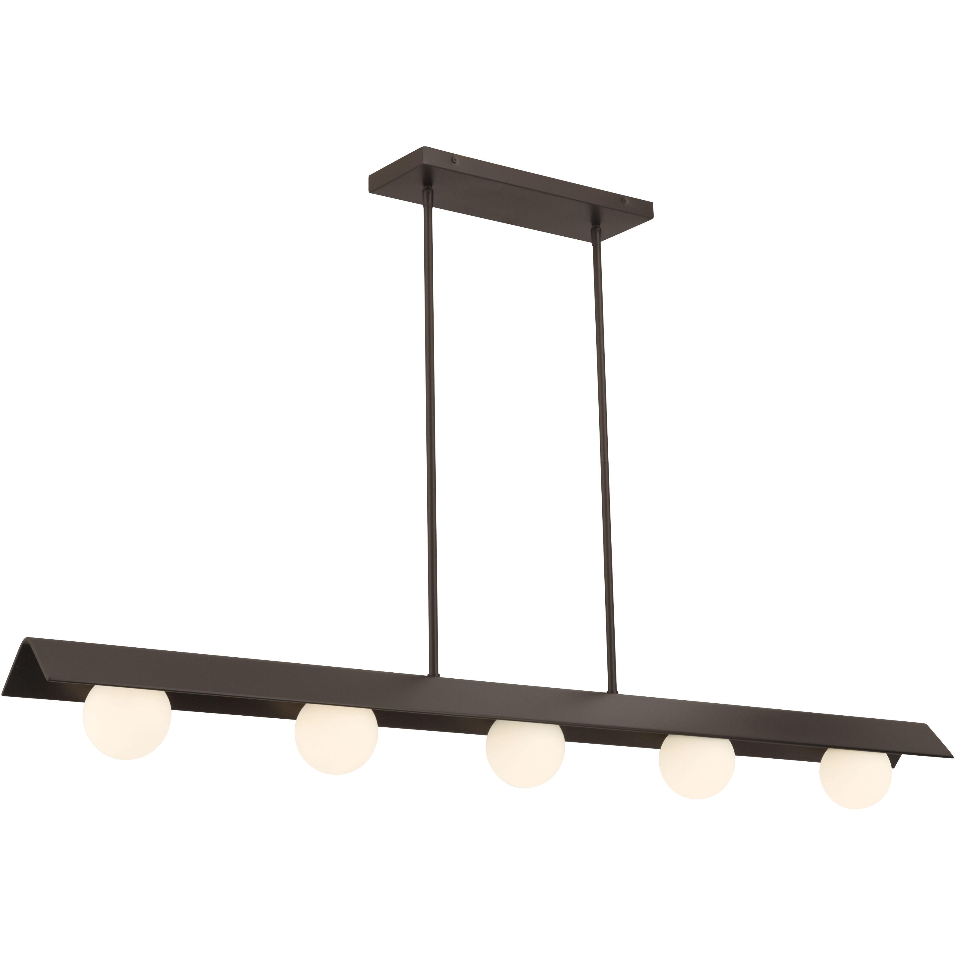 Vestra LED 54 inch Dark Bronze Linear Chandelier Ceiling Light