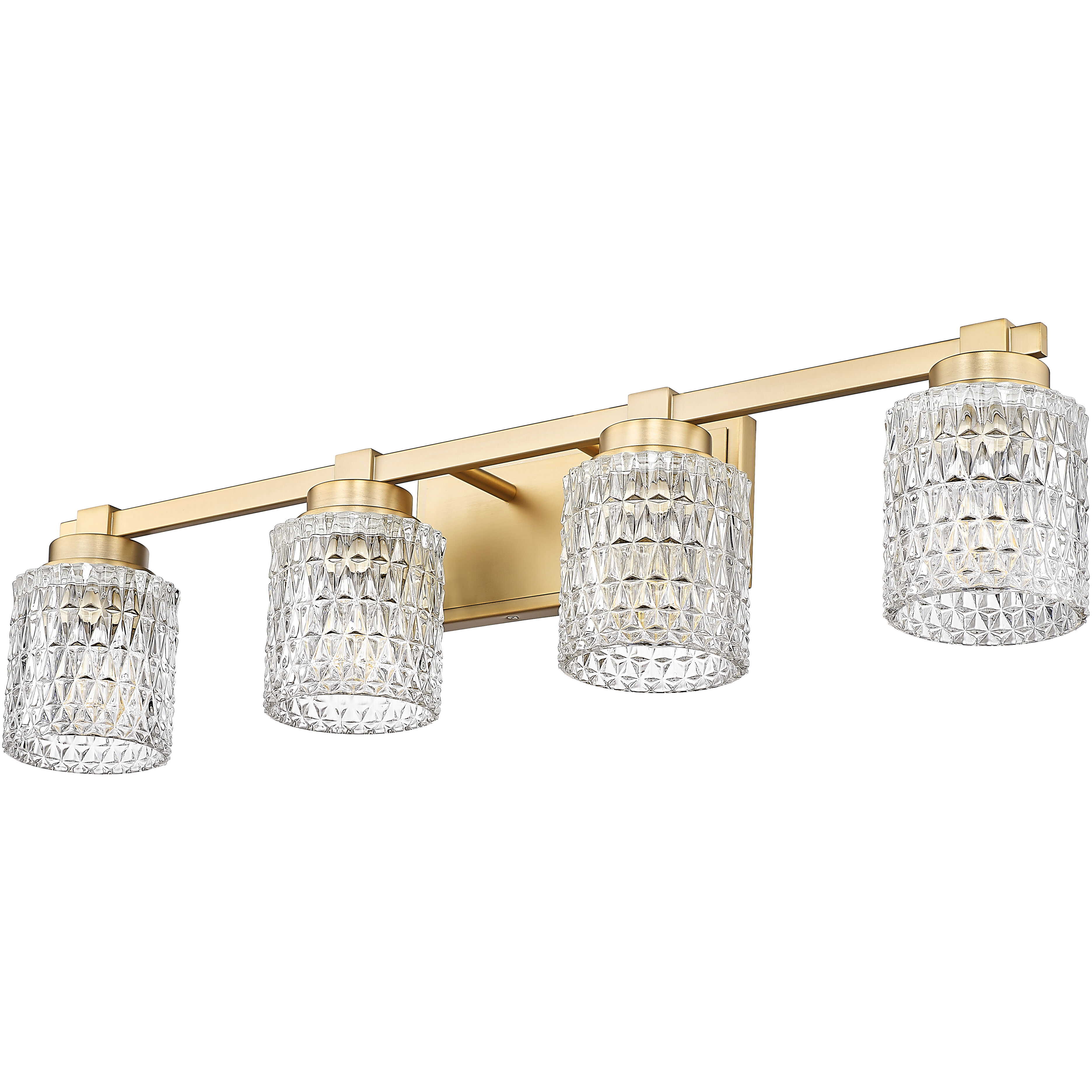 Jacqueline Vanity Wall Light in Modern Gold