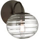 Lenora 1 Light 6.75 inch Dark Bronze Bath Sconce Wall Light