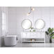 Metropolis 72 X 22 X 34 inch White Vanity Sink Set
