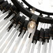 Matrix 14 Light 30 inch Matte Black and French Gold Chandelier Ceiling Light in Matte Black/French Gold