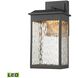 Newcastle LED 13 inch Textured Matte Black Outdoor Wall Sconce